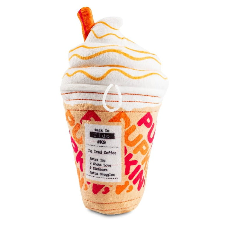 Haute Diggity Dog dog toys Pupkin' Donuts Iced Coffee Plush Dog Toy
