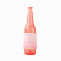 Hugsmart Products Inc dog toys Boozy Tailz Rose' All Day Pink Bottle Squeak Rubber Dog Toy