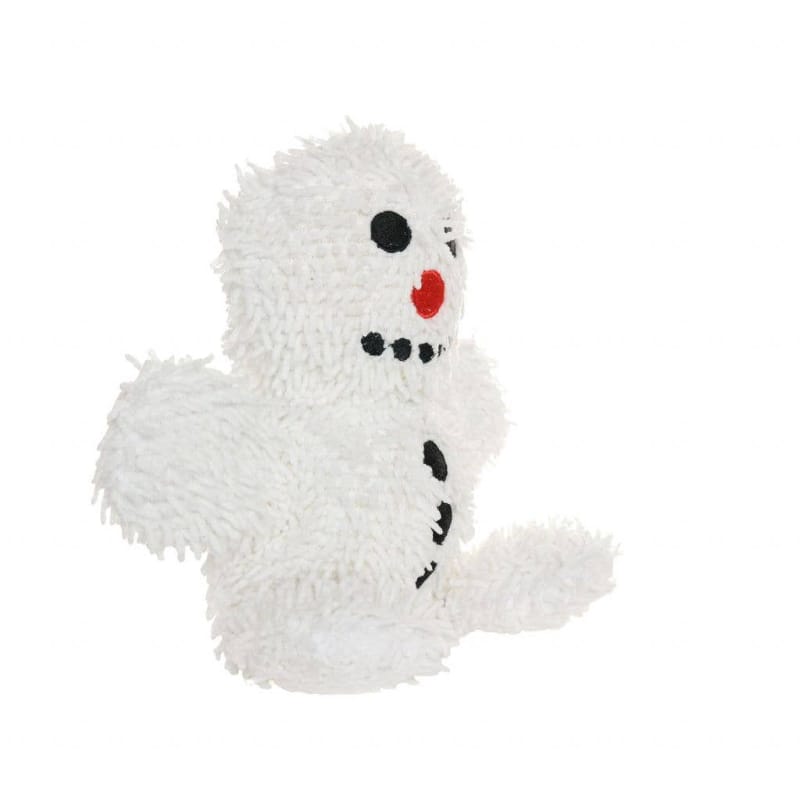 Tuffy Dog Toys - VIP Products dog toys Christmas Winter Mighty Microfiber Ball Snowman Holiday Squeaky Dog Toy