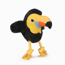 Hugsmart Products Inc dog toys Hugsmart Products Inc - HugSmart Pet - Jungle Tails | Toucan - Dog Plush Toy