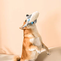 Hugsmart Products Inc dog toys Ocean Pals Shark Plush Mesh Dog Toy
