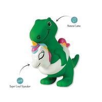Petshop by Fringe Studio dog toys Pool Side Unicorn Floaty Rex Latex Dog Toy
