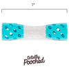 Totally Pooched dog toys Blu Toss 'n Stuff Hourglass Dog Toy - 7" - 3 Colors