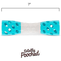 Totally Pooched dog toys Blu Toss 'n Stuff Hourglass Dog Toy - 7" - 3 Colors