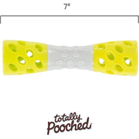Totally Pooched dog toys Grn Toss 'n Stuff Hourglass Dog Toy - 7" - 3 Colors