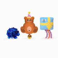Hugsmart Products Inc Hugsmart Products Inc - HugSmart Pet - Yappy Birthday  | Bear & Gift - Cat Toy