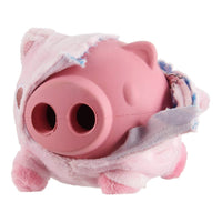 BARK dog toys Hambone Pig Hog Rubber Super Chewer Pink Dog Toy - Med