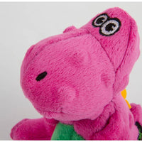 GoDog dog toys Dinos T-Rex Just For Me Squeaky Plush Pink Dog Toy - Mini