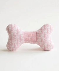 Haute Diggity Dog Haute Diggity Dog - Pink Dogior Bone Squeaker Plush Dog Toy