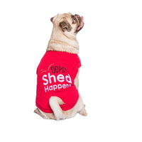 Parisian Pet® Tee's Shed Happens Red Dog T-Shirt