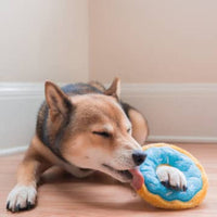 Zippypaws dog toys Blueberry Donutz Sprinkles Squeaky Dog Toy - 3 Sizes