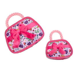The Worthy Dog Toys Fashionista Handbag Dog Toy - 2 Sizes
