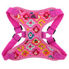 Doggie Design Harnesses XS Wrap & Snap Maui Pink Choke Free Dog Harness
