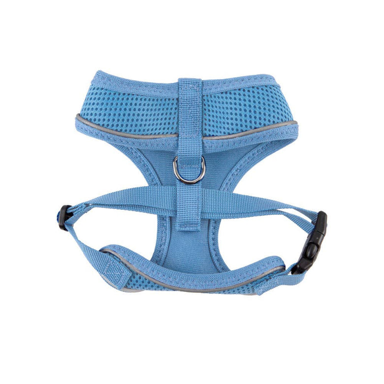 Barker's Bowtique Barker's Bowtique - Hip Doggie-Old Header Cards- Ultra Comfort Harness-Blue: M