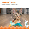 Catstages Cat Toys Flapperz Brown Duck Colorful Feathers Cat Toy