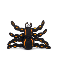 fabdog dog toys SM Halloween Spider Floppy Large Plush Squeaky Dog Toy - 2 Sizes