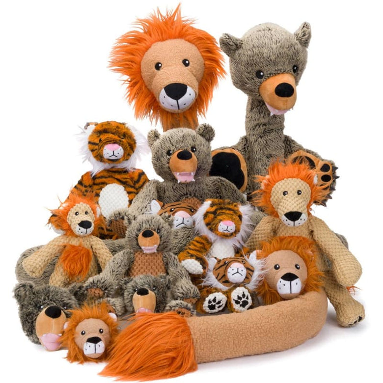 fabdog dog toys Grizzly Bear Plush Faball Dog Toy - Sz Large