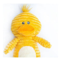 Thoozy dog toys Thoozy Pet Tuff & Cuddly Yellow Duck Plush Dog Toy - 12.5"