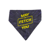 Barker's Bowtique Barker's Bowtique - May the Fetch be with You Dog Bandana - reversible: XS