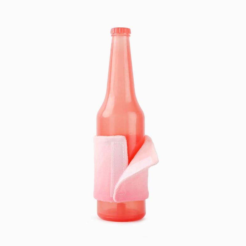 Hugsmart Products Inc dog toys Boozy Tailz Rose' All Day Pink Bottle Squeak Rubber Dog Toy