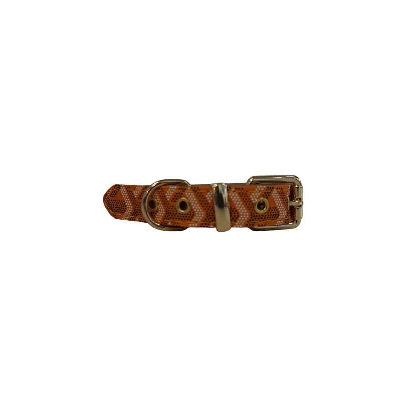 BARK by DOG Collars Morel Orange Luxury Pet Collar
