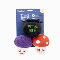 Hugsmart Products Inc dog toys Howloween Night Witches Brew Plush Dog Toy Set - 3 Pc
