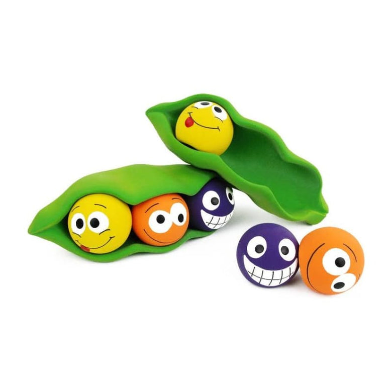 Multipet dog toys Three Peas in a Pod Latex Dog Chew Toy - 7.5"