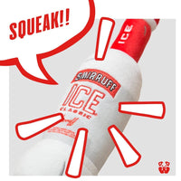 PAWTY Dog Toys dog toys Pawty Smirruff Ice Bottle Plush Squeaky Dog Toy