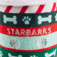 Starbarks Ginger Bark Latte Christmas Holiday Plush Squeaky Dog Toy