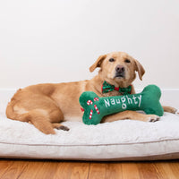 Huxley & Kent Huxley & Kent - Naughty Nice Bone Dog Toy: Large