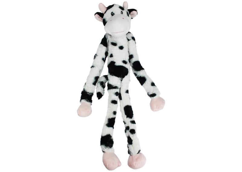Multipet dog toys Swingin' Slevins Cow Plush Squeaky Dog Toy - 27"
