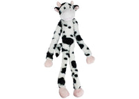 Multipet dog toys Swingin' Slevins Cow Plush Squeaky Dog Toy - 27"