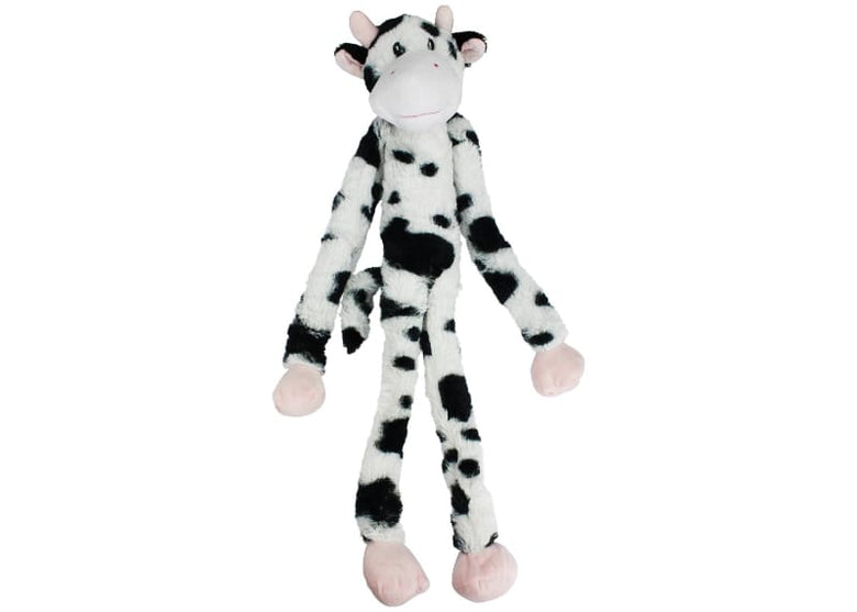Multipet dog toys Swingin' Slevins Cow Plush Squeaky Dog Toy - 27"