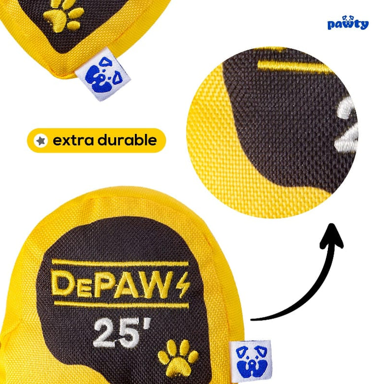 PAWTY Dog Toys dog toys Took Kit Tape Measurer Canvas Squeak Rope Dog Toy