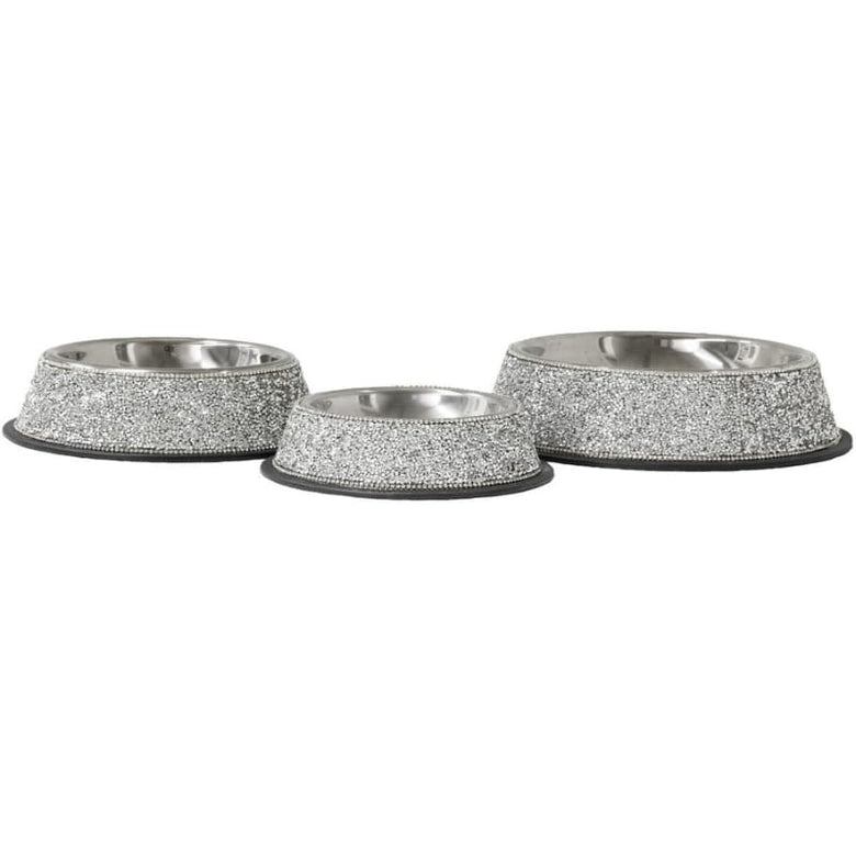 Sparkles Home Bowls Luminous Bling Dog Bowls in 3 Sizes