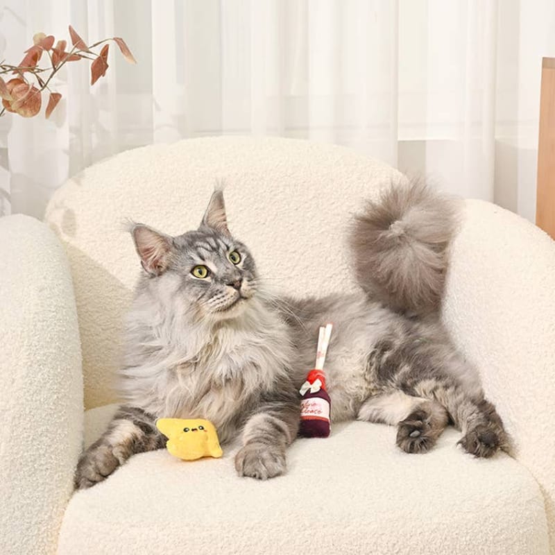 Hugsmart Products Inc Cat Toys Kitten Party Vineyard Delight Cat Toy Set - 2 Pc