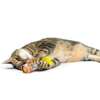 Huxley & Kent Cat Toys Fuzzy Soft Seltzer Rainbow Pride Cat Toy