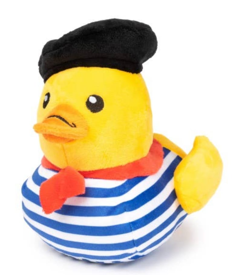 FuzzYard dog toys Timotheé Chalaquack Yellow Duck Plush Squeak Dog Toy
