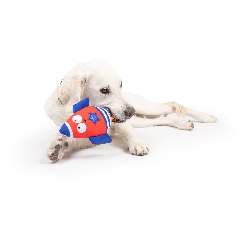 Huxley & Kent Dog Toys Rocket Man Plush Squeak Dog Toy - 2 Sizes