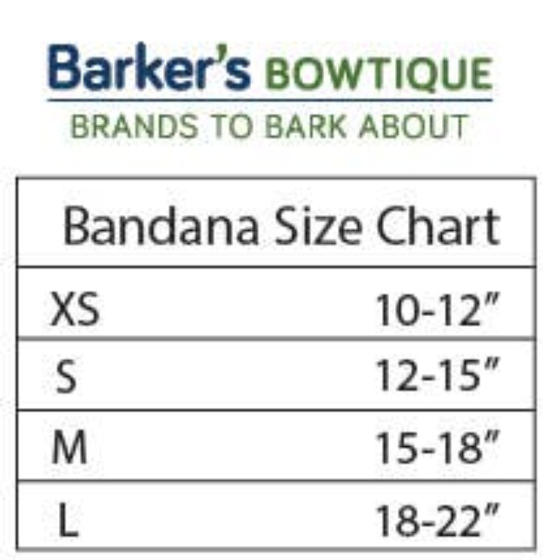 Barker's Bowtique Barker's Bowtique - May the Fetch be with You Dog Bandana - reversible: XS