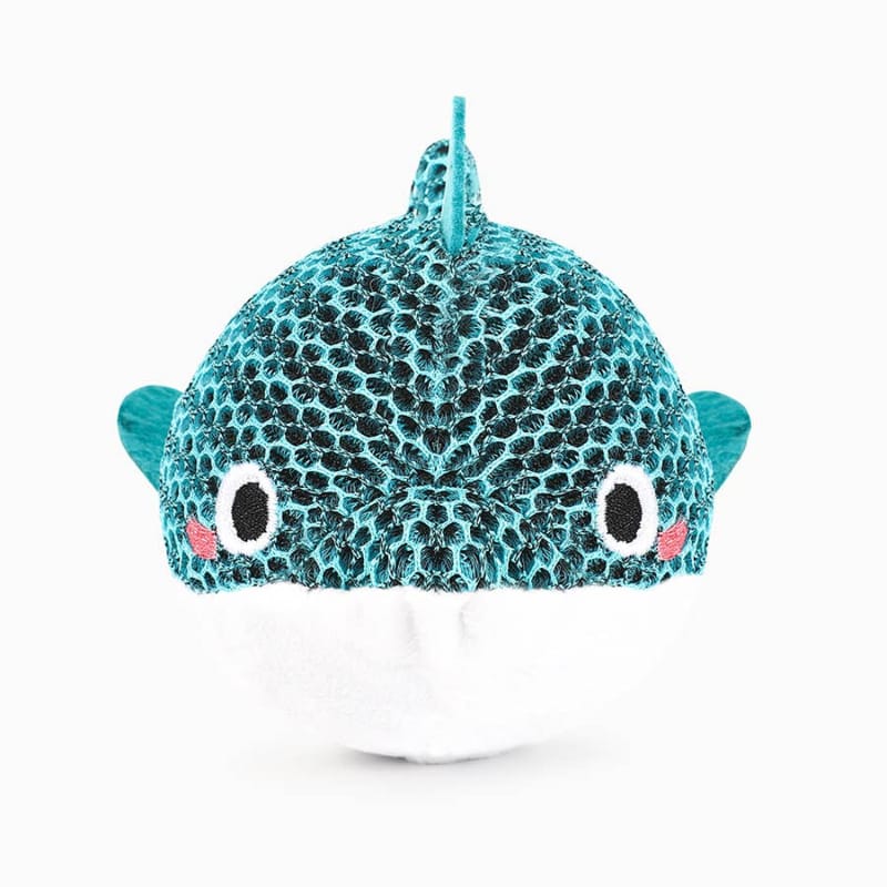 Hugsmart Products Inc dog toys Ocean Pals Blue Dolphin Ball Dog Toy