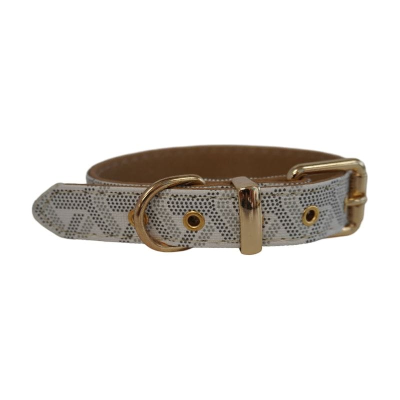 BARK by DOG Collars SM Morel White Luxury Pet Collar