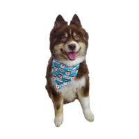 Barker's Bowtique Bandanas Christmas Reversible Santa Dog Bandana