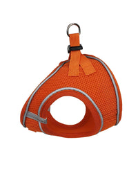 Barker's Bowtique Barker's Bowtique - Hip Doggie-Old Header Cards-EZ Step-In Harness -Orange: XXS