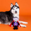 PetShop by Fringe Studio dog toys Halloween You're My Blood Type Purple Plush Squeak Dog Toy