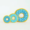 Zippypaws dog toys Mini Blueberry Donutz Sprinkles Squeaky Dog Toy - 3 Sizes
