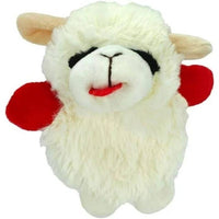 Multipet dog toys Mini Lamb Chop Crinkle Plush Dog Toy
