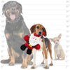 VIP Products/Tuffy dog toys Mighty Microfiber Christmas Holiday Ball Santa Durable Dog Toy