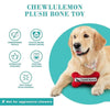 Haute Diggity Dog dog toys Chewlulemon Bone Plush Squeak Dog Toy