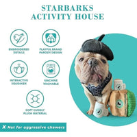 Haute Diggity Dog dog toys Starbarks Coffee House Interactive Plush Dog Toy